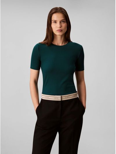 Playera-Calvin-Klein-Rib-Modal-Esencial-Mujer-Azul