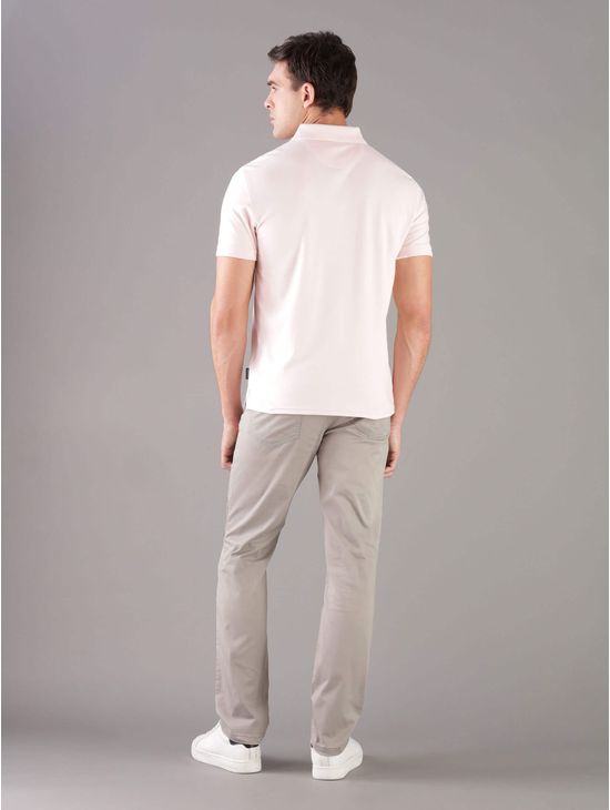 Polo-Calvin-Klein-Logo-Hombre-Rosa