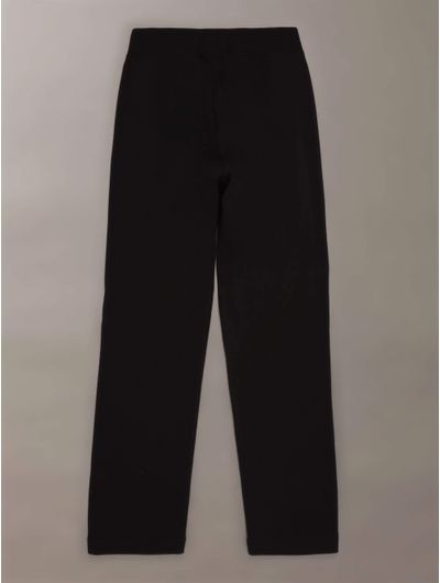 Pants-Calvin-Klein-Jeans-Logo-Bordado-Niño-Negro