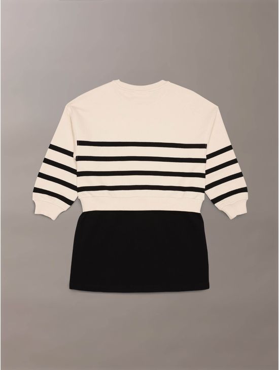 Vestido-Calvin-Klein-Jeans-Monograma-Engomado-Niña-Multicolor