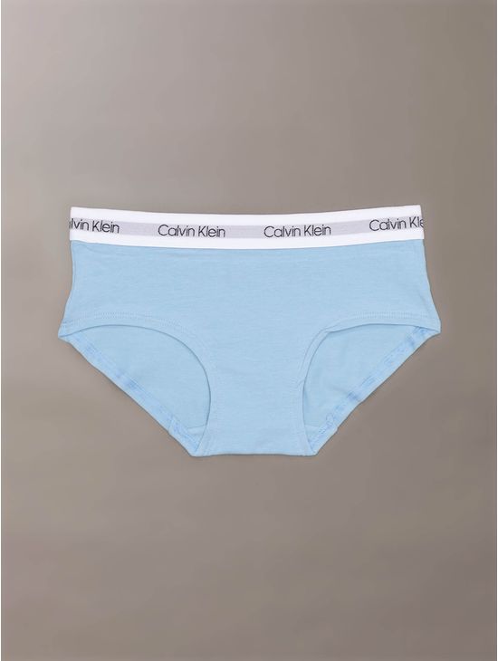 Hipster-Calvin-Klein-Logo-Paquete-de-3-Niña-Azul