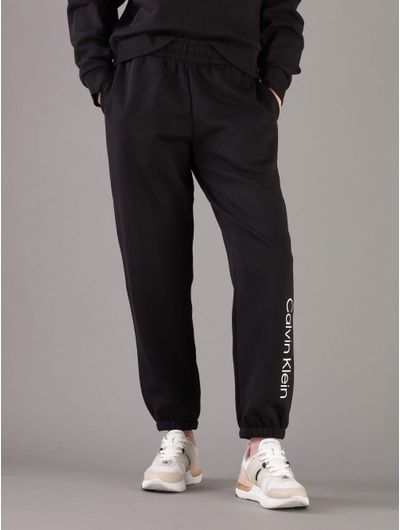 Jogger-Calvin-Klein-Jeans-Logo-Mujer-Negro