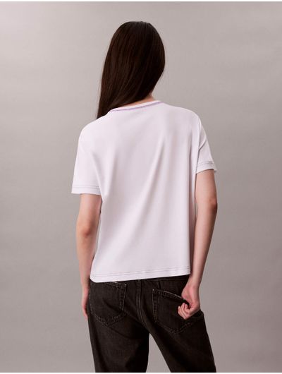 Playera-Calvin-Klein-con-Costura-Mujer-Blanco