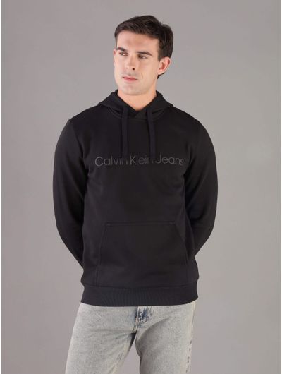 Sudadera-Calvin-Klein-Jeans-Logo-Hombre-Negro