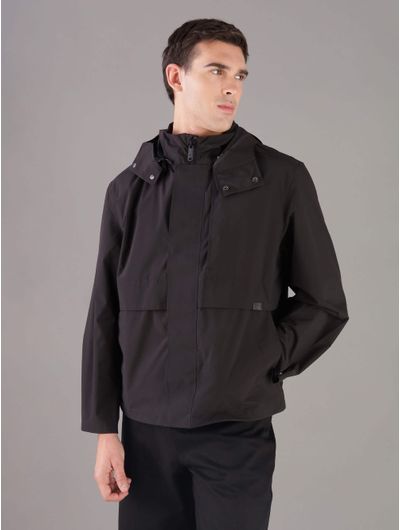 Rompevientos-Calvin-Klein-Jeans-Placa-Bolsillo-Hombre-Negro