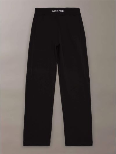 Pants-Calvin-Klein-Jeans-Logo-Bordado-Niño-Negro
