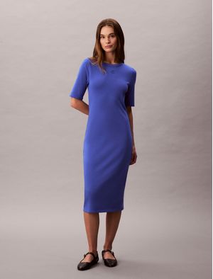 Vestido-Calvin-Klein-Mini-Canale-Mujer-Azul
