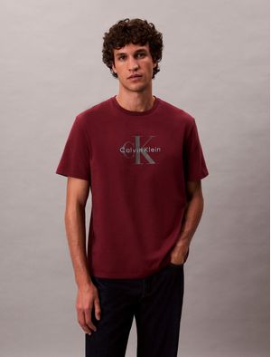 Playera-Calvin-Klein-Monologo-Hombre-Rojo