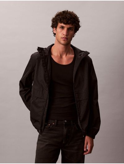 Chamarra-Cortaviento-Calvin-Klein-Hombre-Negro