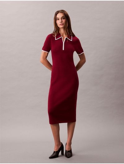 Vestido-Calvin-Klein-Midi-Mujer-Rojo-44D305G-601