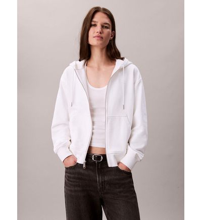 Sudadera Calvin Klein Mujer Blanca Sudadera Calvin Klein Con