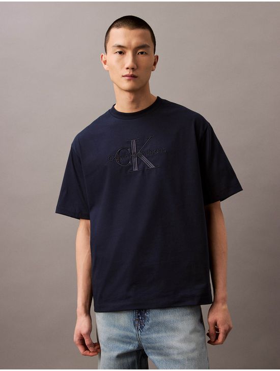 Playera-Calvin-Klein-HERO-Hombre-Azul-4RB295G-410