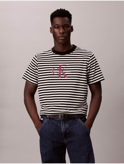 Playera-Calvin-Klein-Monologo-Hombre-Blanco-de-Rayas-4RD204G-001