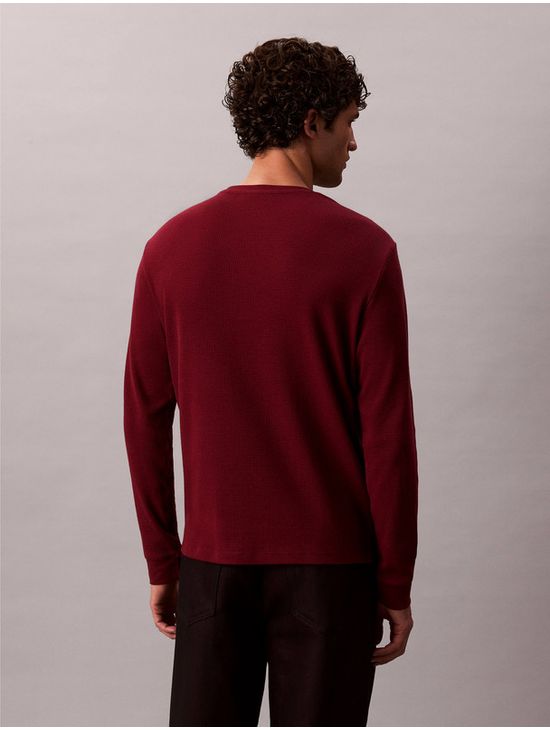 Sueter-Calvin-Klein-Waffleado-Hombre-Rojo-40EM217-602