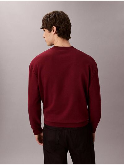 Sudadera-Calvin-Klein-Monologo-Hombre-Rojo-4RC273G-601