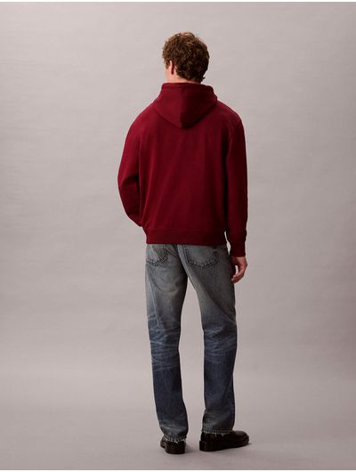 Sudadera-Calvin-Klein-con-Capucha-Hombre-Rojo-4RC274G-601