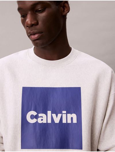 Sudadera-Calvin-Klein-Boxed-Logo-Hombre-Gris-4RD216G-050