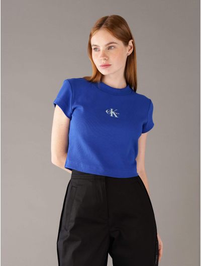 Playera-Calvin-Klein-Jeans-con-Estampado-Monologo-Mujer-Azul-47AB802-401