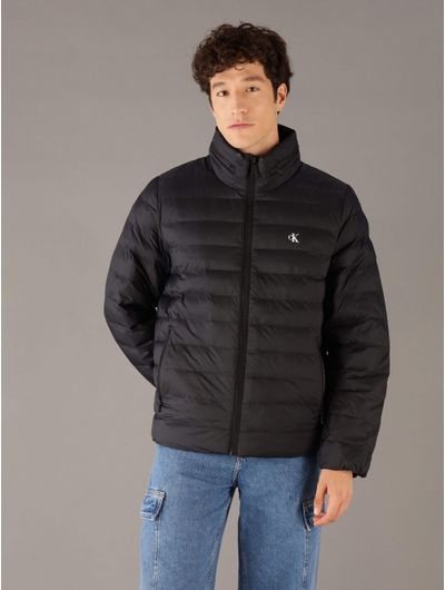 Chamarra-Calvin-Klein-Jeans-con-Monograma-Hombre-Negro-4RC511G-001