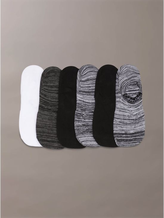 Calcetines-Calvin-Klein-Lightweight-Paquete-de-6-Mujer-Multicolor-CKW213LN05-001