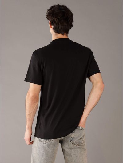 Playera-Calvin-Klein-Jeans-con-Estampado-Logotipo-Hombre-Negro-4RD816G-001
