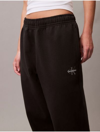 Jogger-Calvin-Klein-de-Terry-Frances-Mujer-Negro-47B235G-001