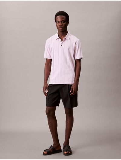 Polo-Calvin-Klein-con-Tejido-de-Canale-Hombre-Lila-4LC219G-530