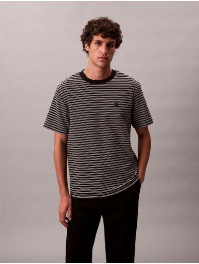 Playera-Calvin-Klein-de-Rayas-Hombre-Negro-4LD204G-001