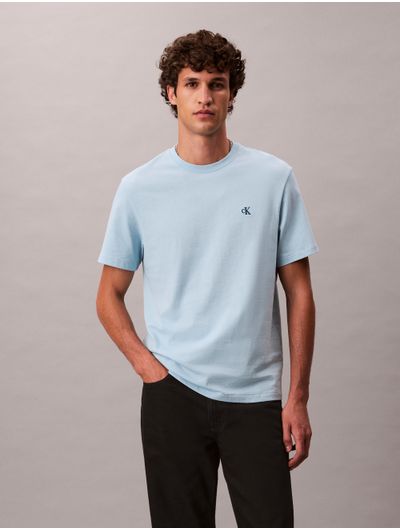 Playera-Monograma-Calvin-Klein-Hombre-Azul-Claro-4RC275G-441