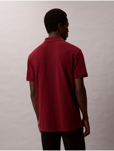 Polo-Pique-con-Monograma-Calvin-Klein-Hombre-Rojo-40EM269-602