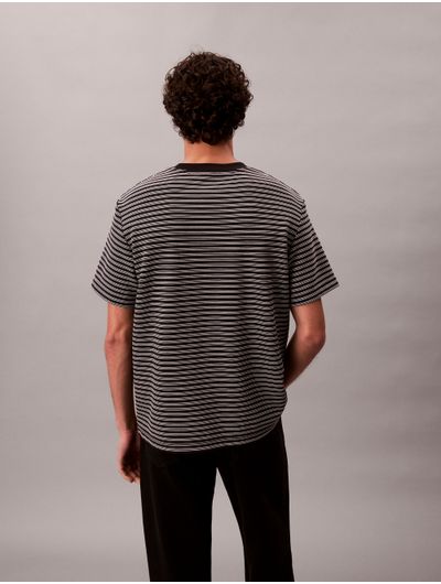 Playera-Calvin-Klein-de-Rayas-Hombre-Negro-4LD204G-001