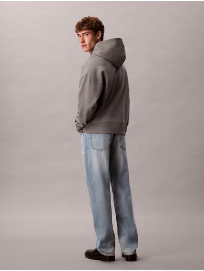Sudadera-Calvin-Klein-Logo-con-Capucha-Hombre-Gris-4LD229G-030