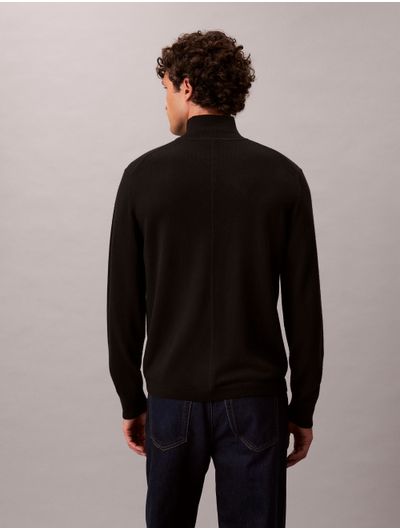 Sueter-Calvin-Klein-de-Cuello-Mock-Hombre-Negro-4LE309G-001