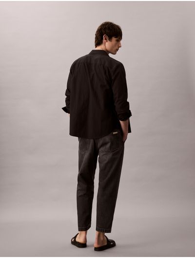 Jeans-Calvin-Klein-Tumbled-Ajustados-Cropped-90s-Hombre-Negro-4RC741G-001