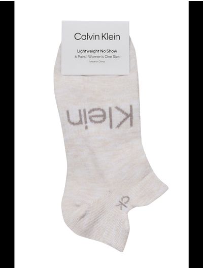 Paquete-de-6-Calcetines-Calvin-Klein-No-Show-Mujer-Multicolor-CKW241FN01-003