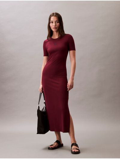 Vestido-Canale-Calvin-Klein-Midi-Mujer-Rojo-44C902G-601