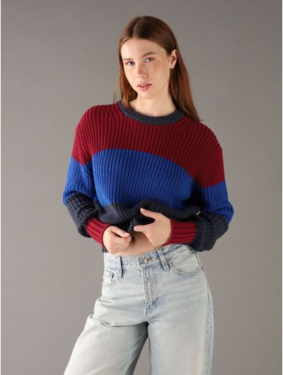 Sueter-Calvin-Klein-Logotipo-Bordado-Mujer-Multicolor-47D302G-410