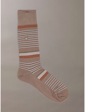 Calcetines-Calvin-Klein-Mercerized-Cotton-Blend-Crew-Paquete-4-Pares-Hombre-Multicolor-CKM253DR05-002
