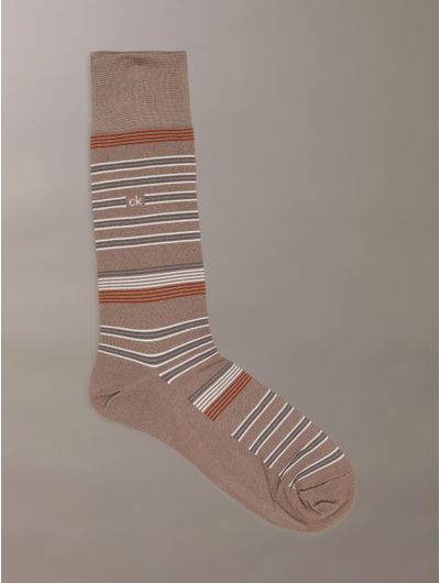 Calcetines-Calvin-Klein-Mercerized-Cotton-Blend-Crew-Paquete-4-Pares-Hombre-Multicolor-CKM253DR05-002