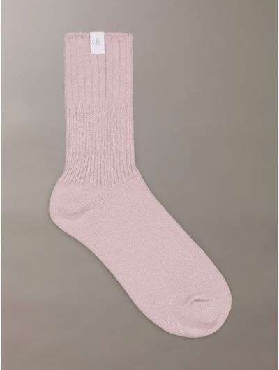 Calcetines-Calvin-Klein-Cozy-Crew-Paquete-2-Pares-Mujer-Multicolor-CKW253FZ01-002