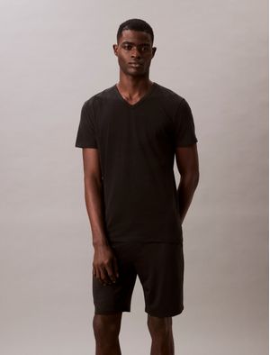 Playeras-Cuello-V-Calvin-Klein-Paquete-de-3-Hombre-Negro-NB4186-002