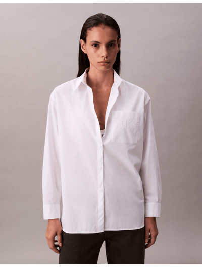 Camisa-de-Popelina-Calvin-Klein-Mujer-Blanco-47C143G-YAA