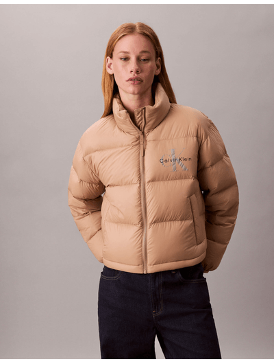 Chamarra-Puffer-con-Monologo-Calvin-Klein-Mujer-Cafe-47D503G-200