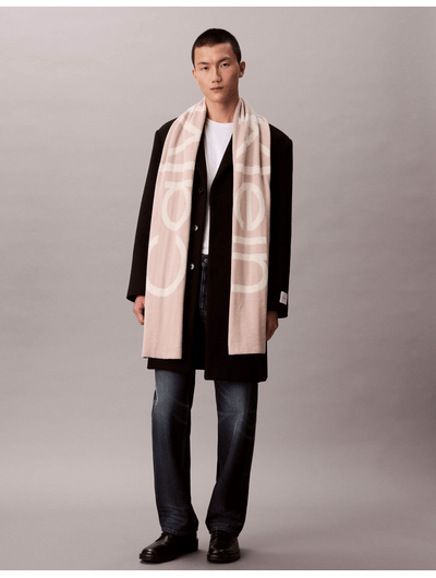 Bufanda-de-Lana-con-Logotipo-Calvin-Klein-Bold-Hombre-Bicolor-4D8030G-100