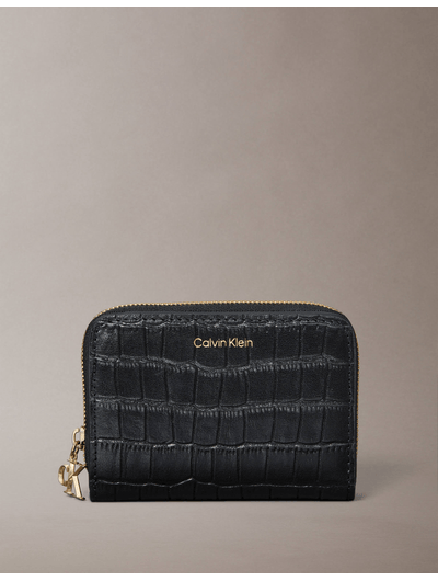 Cartera-Cocodrilo-Calvin-Klein-Zip-Around-Mediana-Mujer-Negro-4F1095G-001