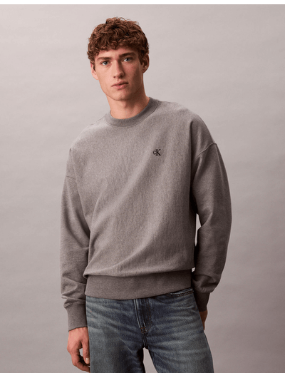 Sudadera-de-Felpa-Monograma-Calvin-Klein-Hombre-Gris-4RC277G-031