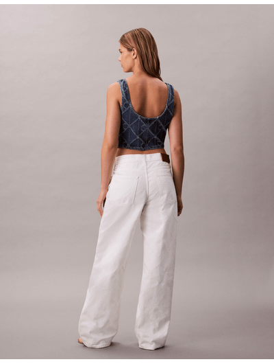 Pantalon-Jeans-Baggy-Calvin-Klein-Mujer-Blanco-47D710G-100