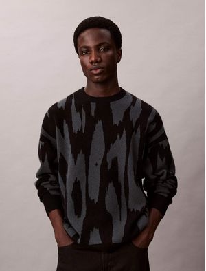 Sueter-de-Jacquard-Abstracto-Calvin-Klein-Hombre-Azul-Oscuro-4RD310G-410