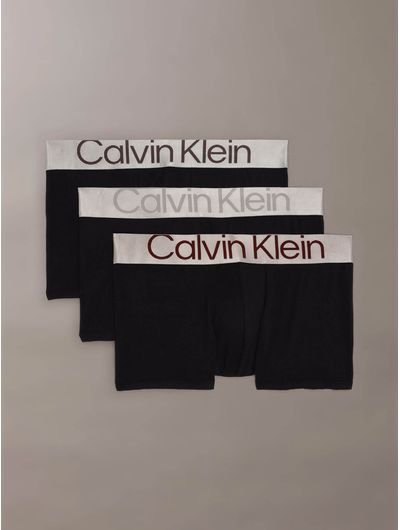 Trunks-Calvin-Klein-Reconsidered-Steel-Paquete-de-3-Hombre-Negro-NB3130O-004