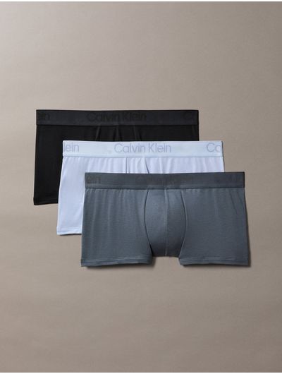 Boxers-Low-Rise-Trunk-Calvin-Klein-Paquete-de-3-Hombre-Multicolor-NB3651-913